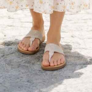 Vince Cream Sandals